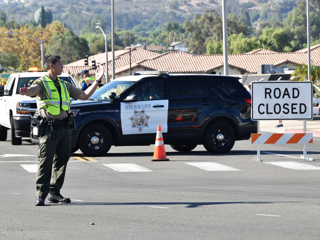 Sheriff's deputy at Safe Poway community event